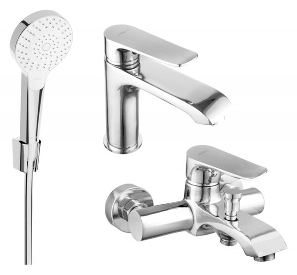 Mexen Pecos R05 fürdőkád készlet, króm - 72703R05-00