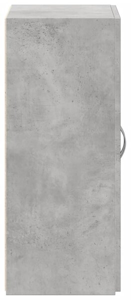 Betonszürke szerelt fa irattartó szekrény 60 x 32 x 77,5 cm