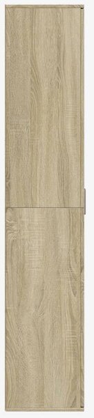 Sonoma tölgy színű szerelt fa magasszekrény 80 x 35 x 180 cm