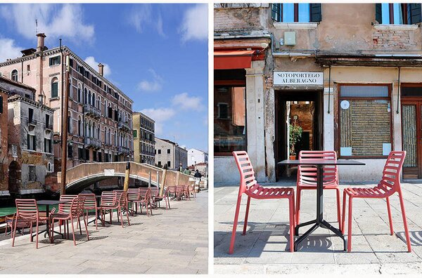 Nardi Doga bistrot kültéri szék marsala