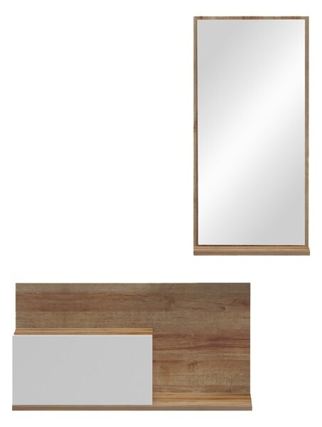 Fogas, Miranda, fehér, 60x30x89.5 cm