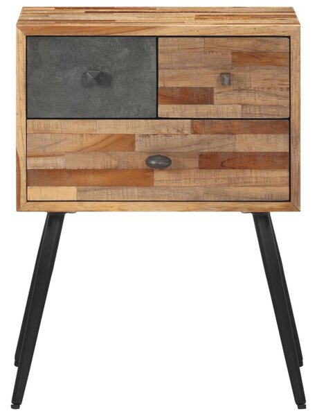 Tömör tíkfa éjjeliszekrény 47 x 31,5 x 60 cm