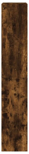 Füstös tölgy cipőszekrény 4 kihajtható fiókkal 60x34x187,5 cm