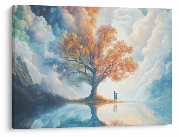 Kép – Az élet és szerelem fája (70x50 cm)