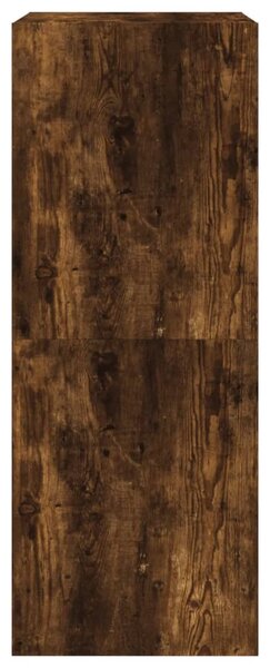 Füstös tölgy cipőszekrény 2 kihajtható fiókkal 60x42x108 cm