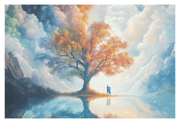 Kép – Az élet és szerelem fája (90x60 cm)