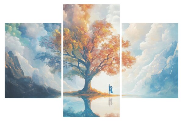 Kép – Az élet és szerelem fája (90x60 cm)