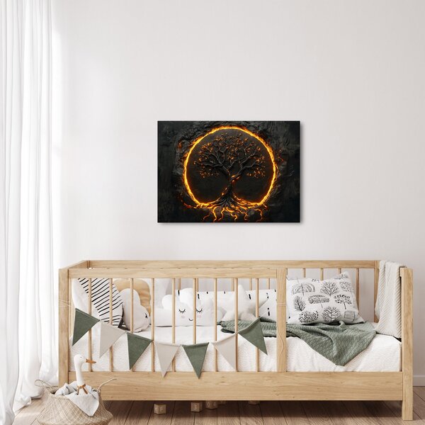 Kép – Életfa lávában II. (70x50 cm)