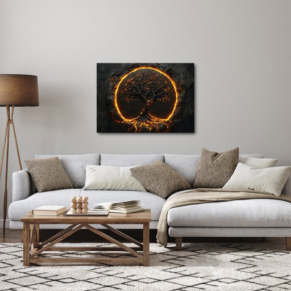 Kép – Életfa lávában II. (70x50 cm)