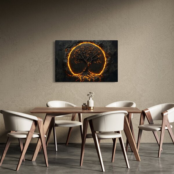 Kép – Életfa lávában II. (90x60 cm)
