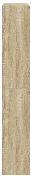 Sonoma tölgy színű szerelt fa cipőszekrény 80 x 21 x 125,5 cm