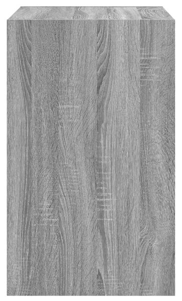 Szürke sonoma színű szerelt fa cipősszekrény 60 x 42 x 69 cm