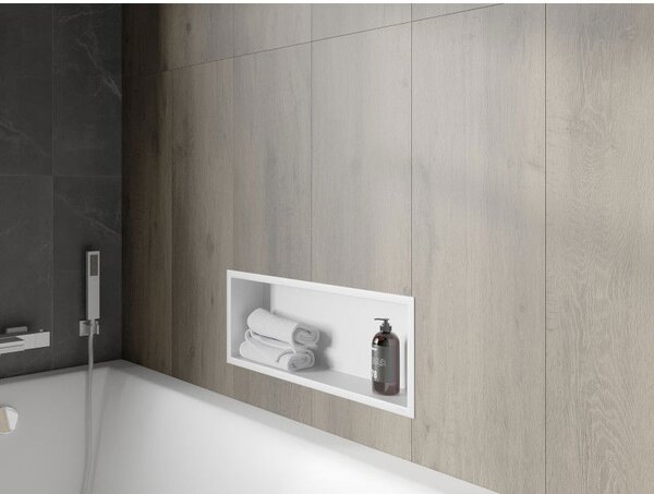Mexen X-Wall-R falszok polc peremmel 60 x 20 cm, fehér - 1920602010