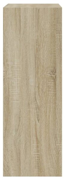 Sonoma tölgy színű szerelt fa cipőszekrény 60 x 34 x 96,5 cm