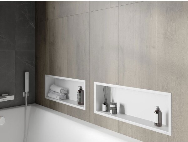 Mexen X-Wall-R falszok polc peremmel 60 x 20 cm, fehér - 1920602010