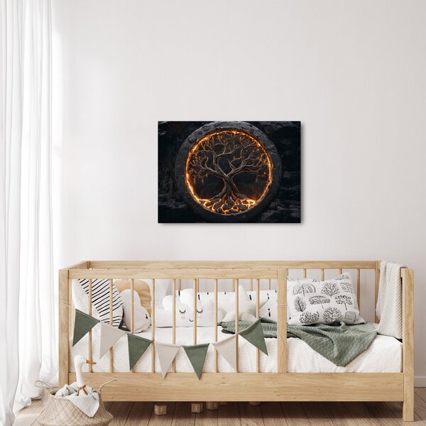 Kép – Életfa lávában I. (70x50 cm)