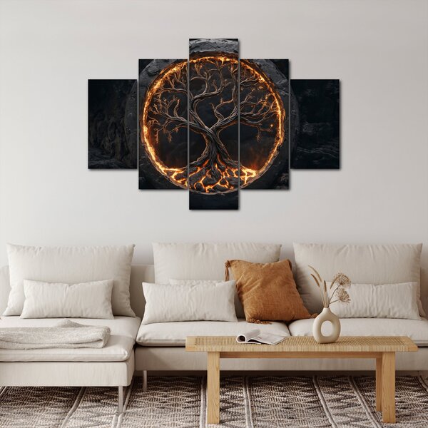 Kép – Életfa lávában I. (150x105 cm)