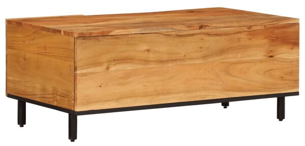 Tömör akácfa dohányzóasztal 100 x 54 x 40 cm