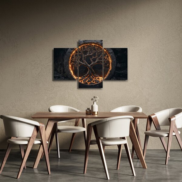Kép – Életfa lávában I. (90x60 cm)