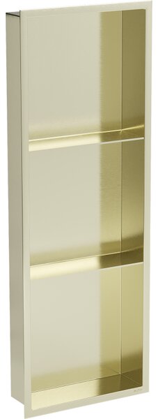 Mexen X-Wall-R, falra szerelhető polc gallérral 90 x 30 cm, arany fényes, 1950903010S