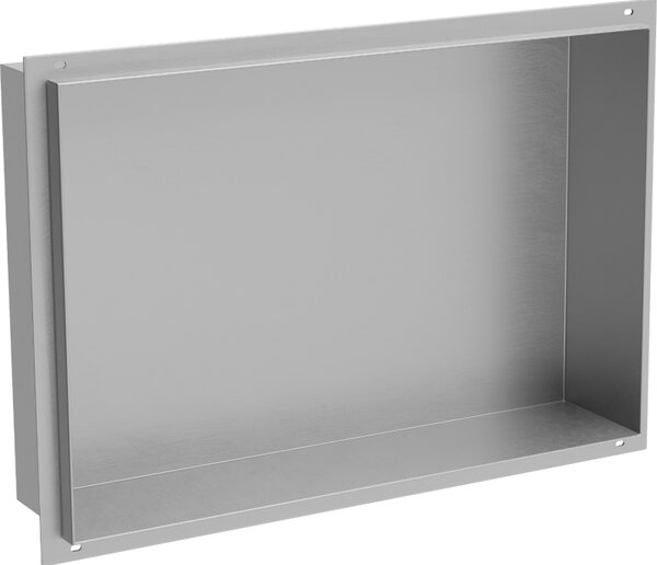 Mexen X-Wall-NR süllyesztett polc karima nélkül 45 x 30 cm, inox - 1911453010