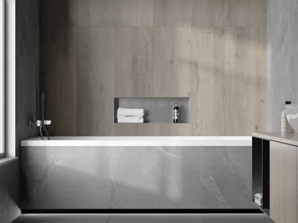 Mexen X-Wall-NR fali nélküli polc 60 x 20 cm, inox - 1911602010