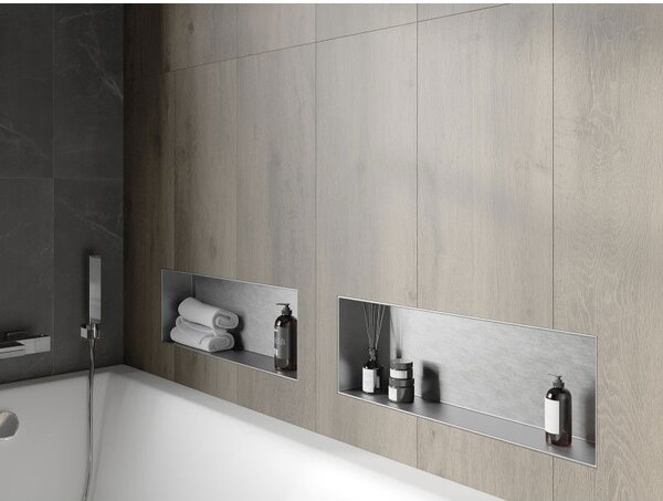 Mexen X-Wall-NR fali nélküli polc 60 x 20 cm, inox - 1911602010
