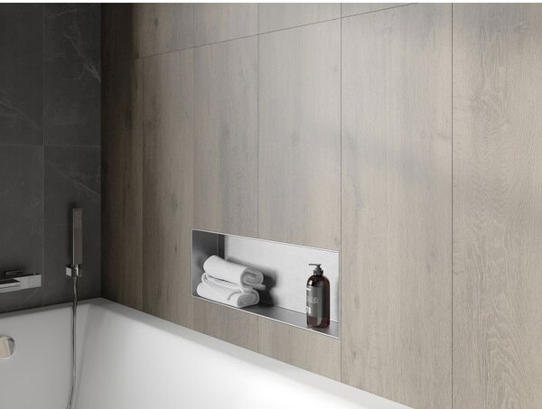 Mexen X-Wall-NR fali nélküli polc 60 x 20 cm, inox - 1911602010