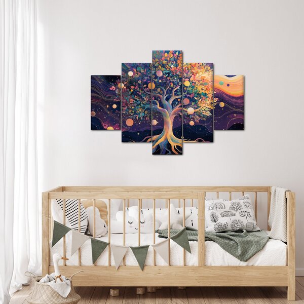 Kép – Lila fa tele energiával (150x105 cm)