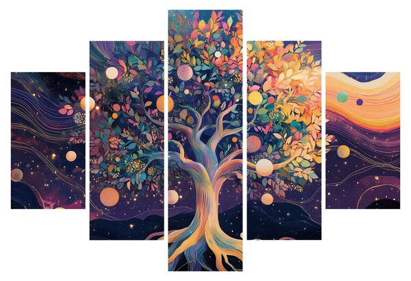 Kép – Lila fa tele energiával (150x105 cm)