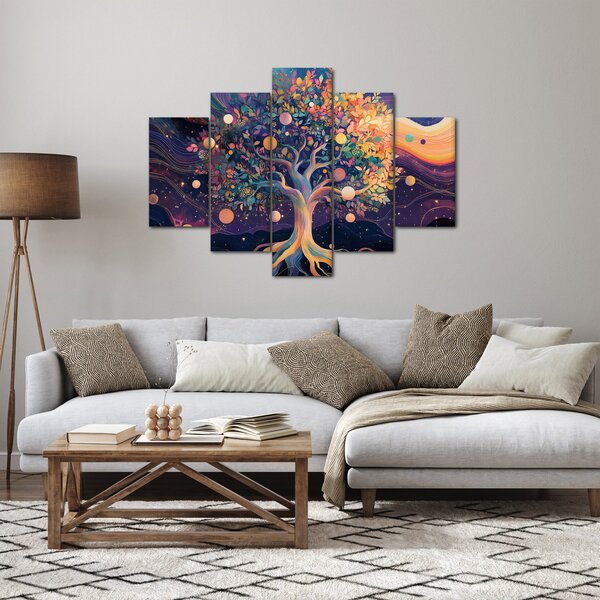 Kép – Lila fa tele energiával (150x105 cm)