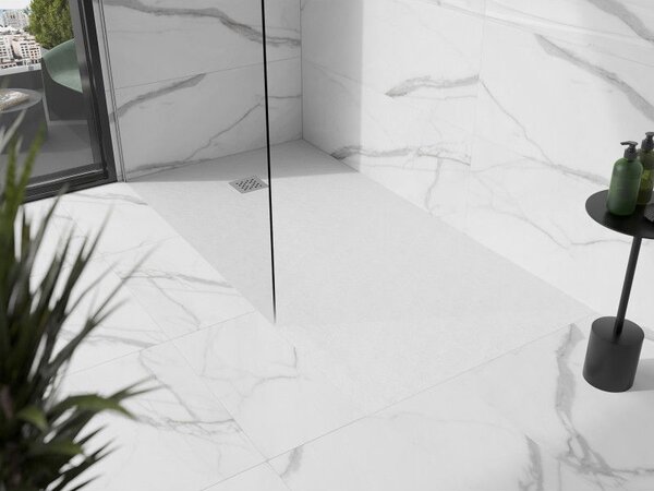 Mexen Stone+ kompozit zuhanytálca téglalap alakú 200 x 100 cm, fehér - 44101020