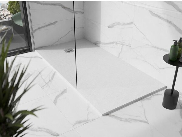 Mexen Stone+ kompozit zuhanytálca téglalap alakú 200 x 100 cm, fehér - 44101020