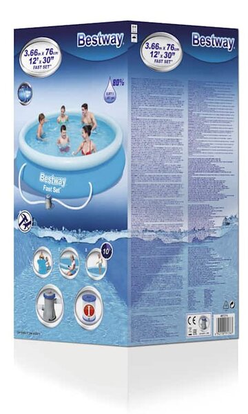 Bestway Fast Set 57274 medenceszett 366 x 76 cm