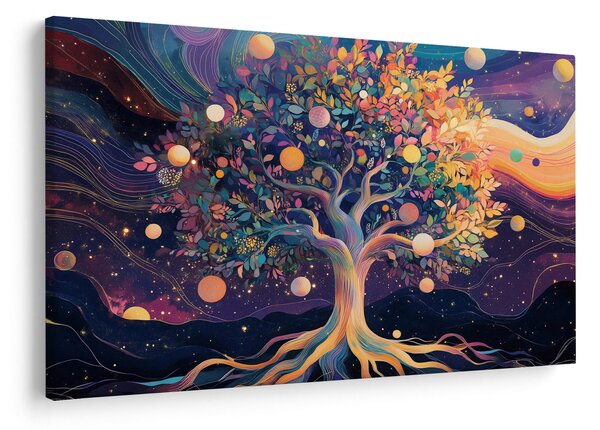 Kép – Lila fa tele energiával (90x60 cm)