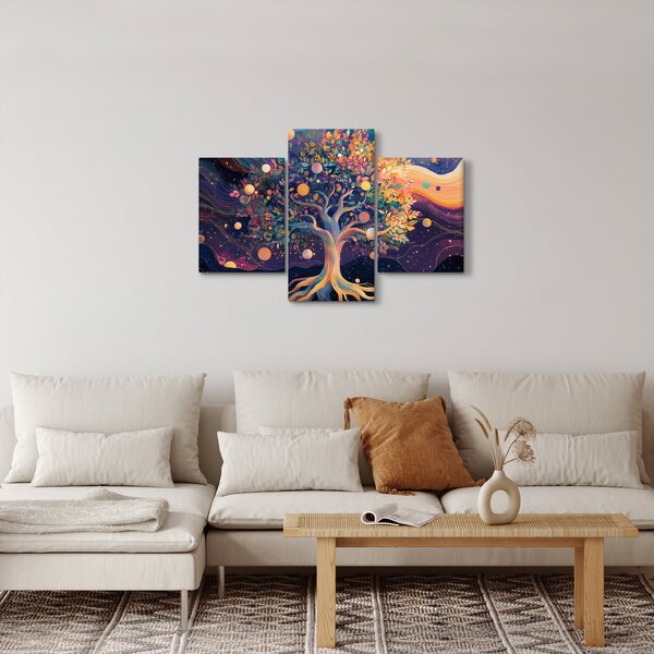 Kép – Lila fa tele energiával (90x60 cm)