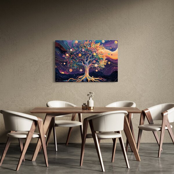 Kép – Lila fa tele energiával (90x60 cm)