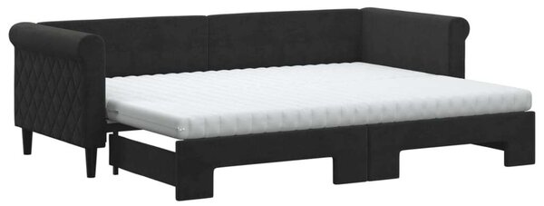 Balena Kihúzható Hverő - Bársony - 80x200 cm