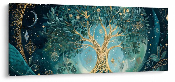 Kép – Életfa az univerzumban (120x50 cm)