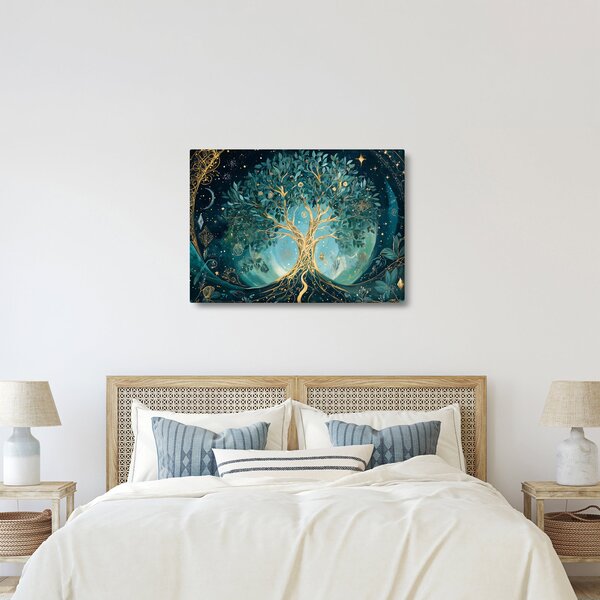Kép – Életfa az univerzumban (70x50 cm)