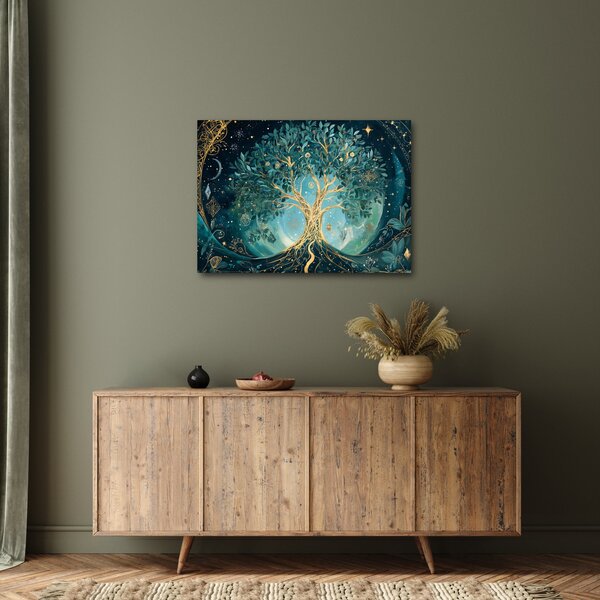 Kép – Életfa az univerzumban (70x50 cm)
