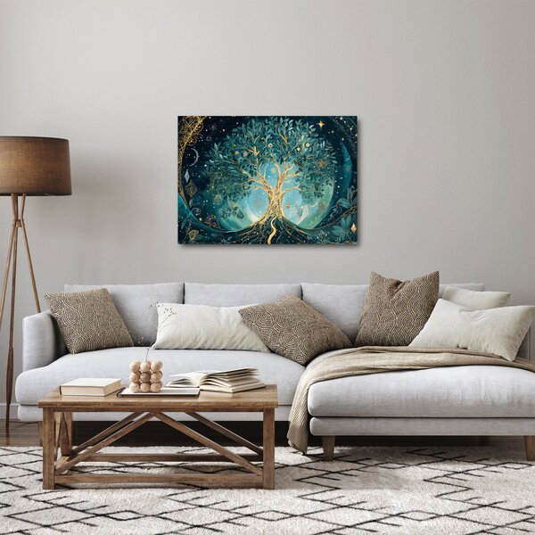 Kép – Életfa az univerzumban (70x50 cm)