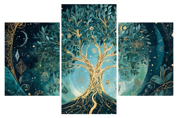 Kép – Életfa az univerzumban (90x60 cm)