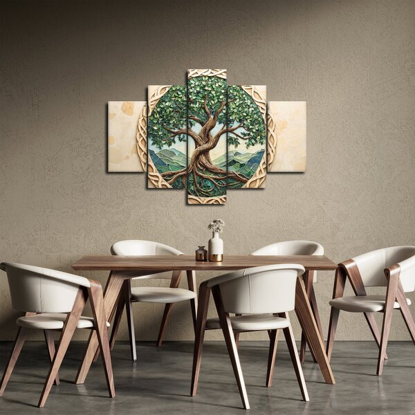 Kép – Fonott életfa (150x105 cm)
