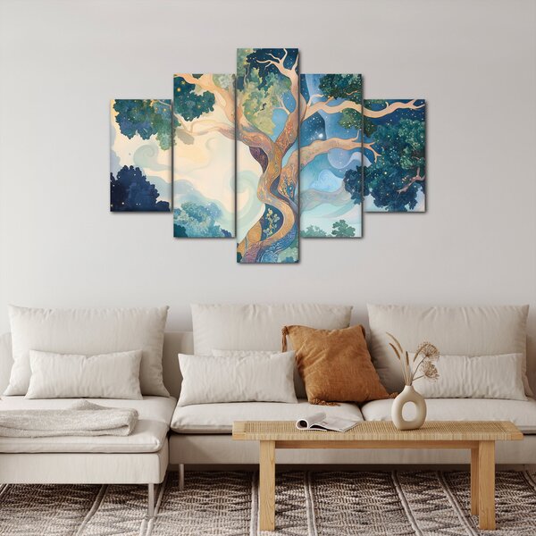 Kép – Kozmikus fa (150x105 cm)