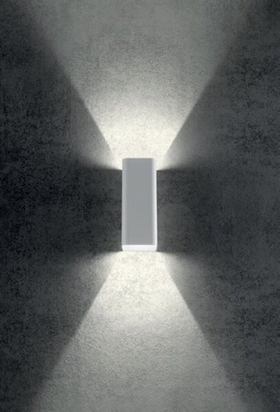 HUB modern LED falilámpa, fehér