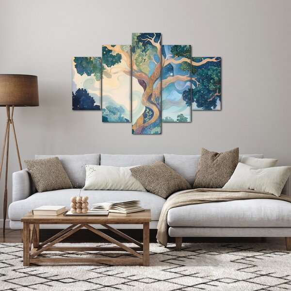 Kép – Kozmikus fa (150x105 cm)