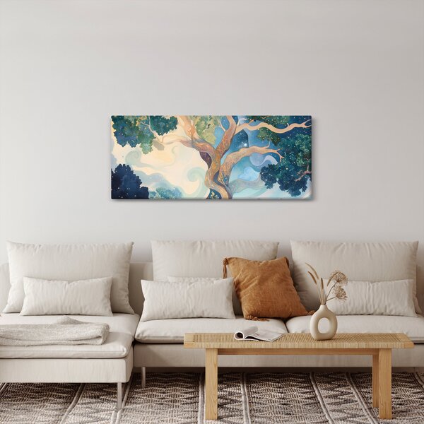 Kép – Kozmikus fa (120x50 cm)