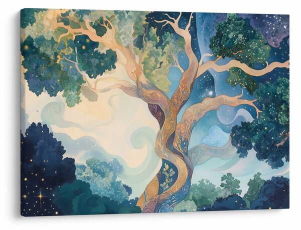Kép – Kozmikus fa (70x50 cm)
