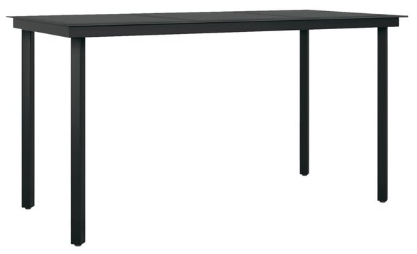 5 részes szürke polyrattan kerti étkezőgarnitúra párnával